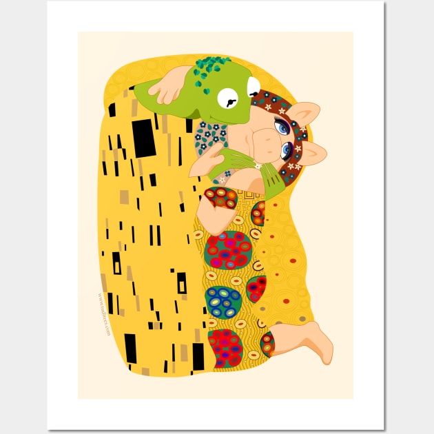 Klimt muppets Wall Art by tuditees